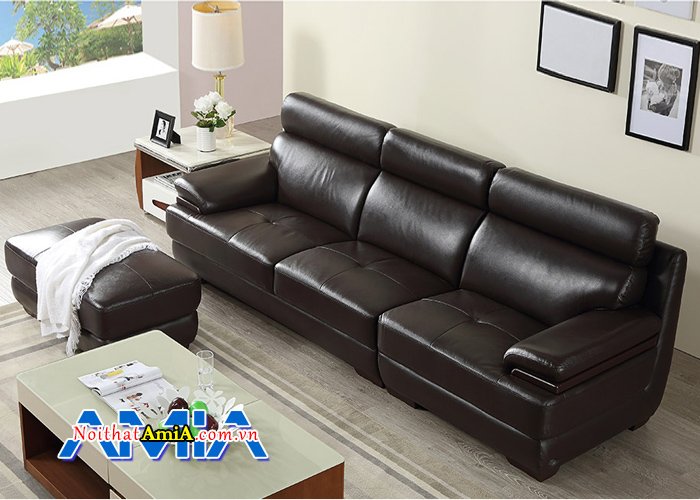 Ghế sofa chất liệu da công nghiệp hiện đại SFD13908
