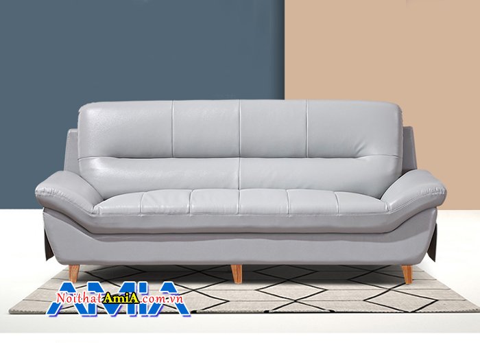 Ghế sofa đẹp chất liệu da hiện đại cho phòng khách SFD13906