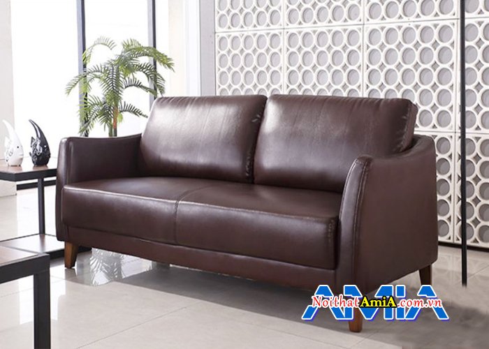 Mẫu sofa cho phòng khách nhỏ màu nâu sang trọng SFD13895