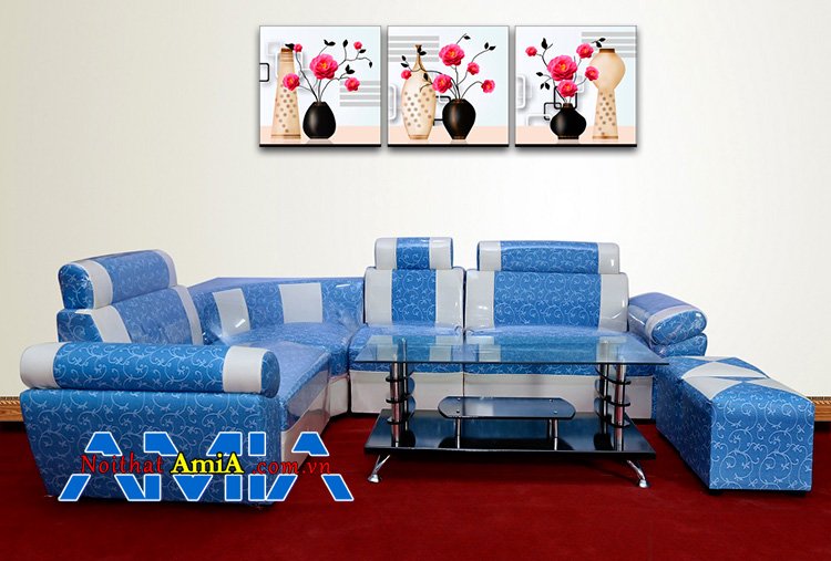 Hình ảnh bộ sofa dưới 3 triệu giá rẻ kích thước nhỏ gọn hiện đại AmiA 025