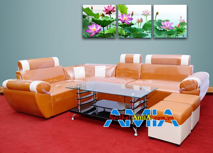 Ghế sofa dưới 3 triệu kê phòng khách đẹp AmiA 029