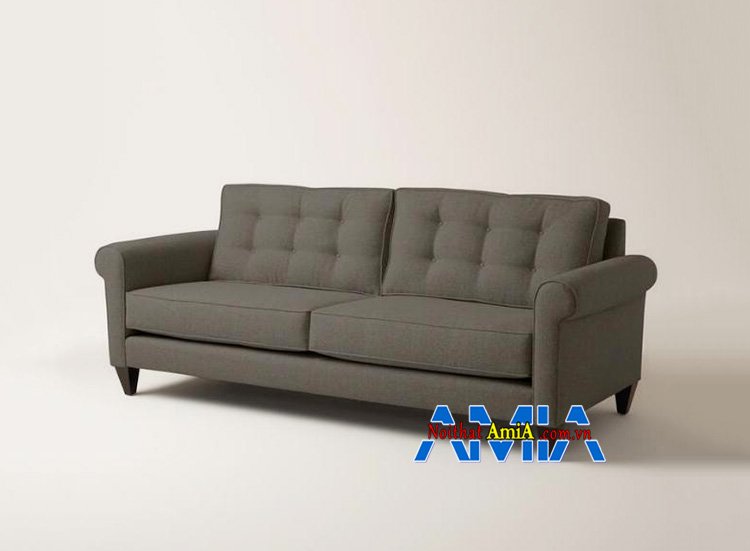 Hình ảnh Sofa phòng ngủ màu ghi xám dạng ghế sofa văng 2 chỗ
