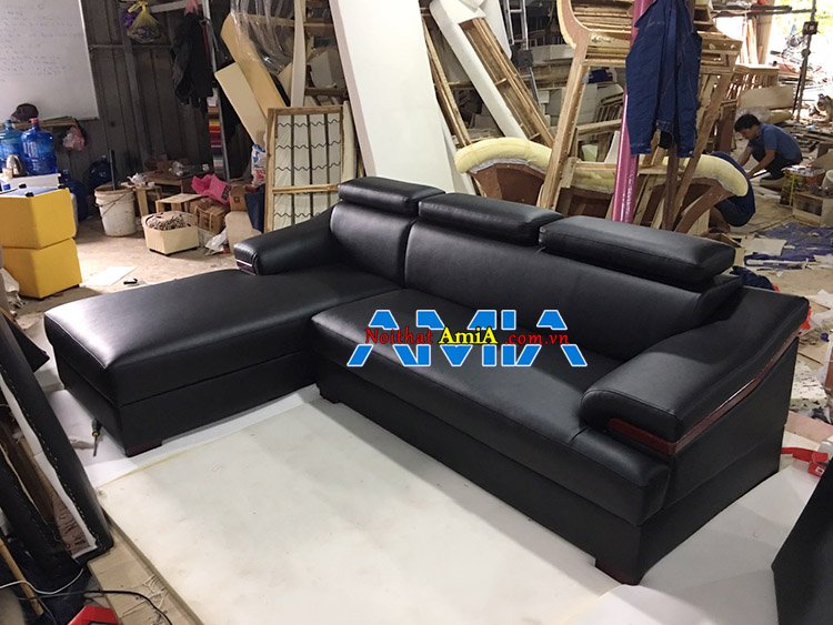 Xưởng sản xuất sofa da giá rẻ SFD160