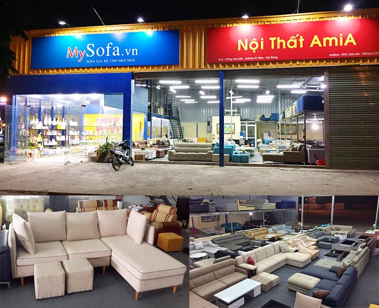Địa chỉ mua sofa nỉ tại Hà Nội nhiều mẫu sẵn
