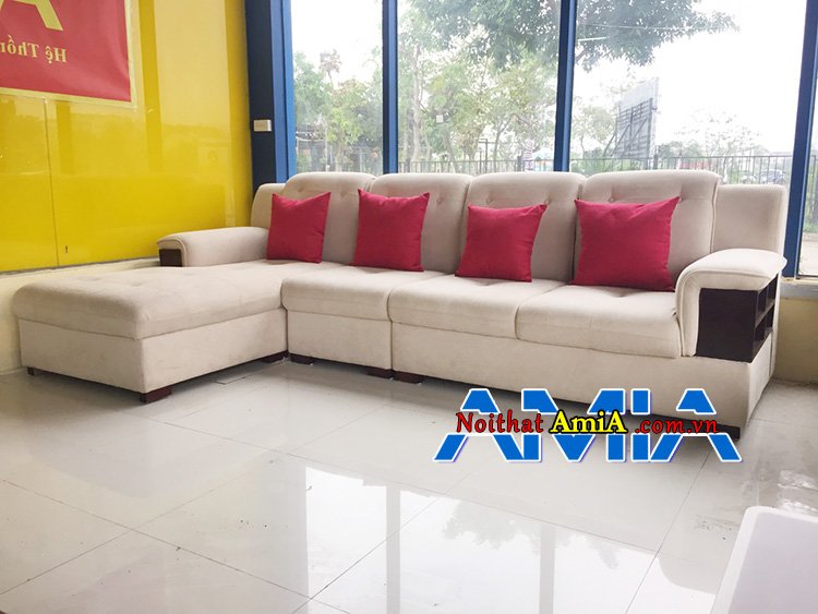 Giá bán sofa góc nỉ cao cấp AmiA SFN157