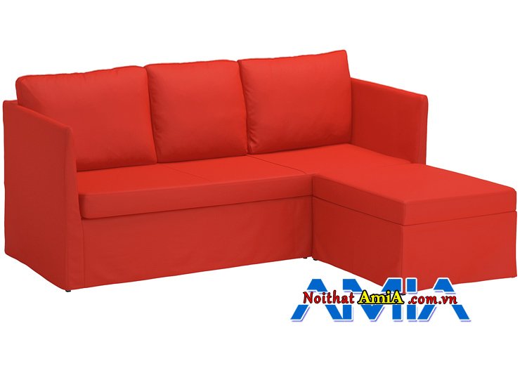 Mua sofa nỉ gam màu đỏ hiện đại