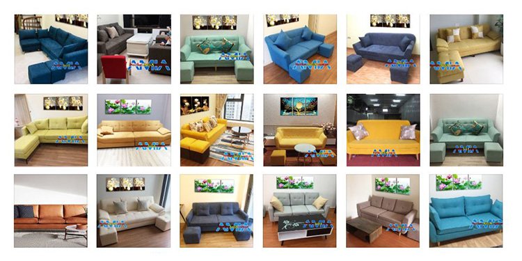 Các mẫu sofa văng 1m6, 1m8, 2m, 2m2, 2m4 bán chạy