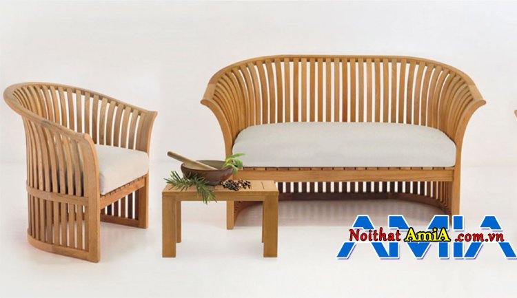 Chọn ghế sofa gỗ đẹp cho quán cafe hiện đại