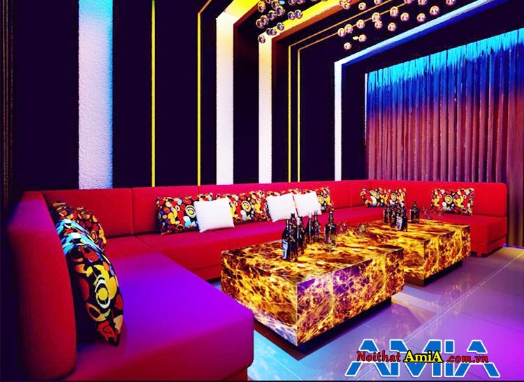 Vai trò của ghế sofa đối với quán karaoke