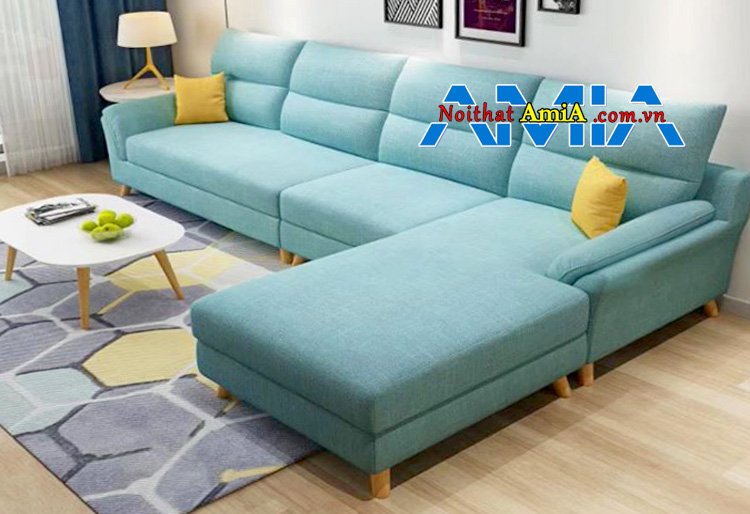 sofa phòng khách chung cư đẹp xanh ngọc 199269