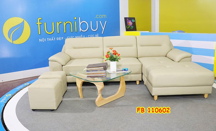 Hình ảnh ghế sofa da công nghiệp giá rẻ FB 110602