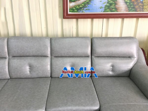 Hình ảnh Sofa chữ L có phần tựa lưng đẹp hiện đại kiểu rút khuy