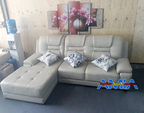 Bán sofa phòng khách màu trắng sữa đẹp mê ly SFD 173