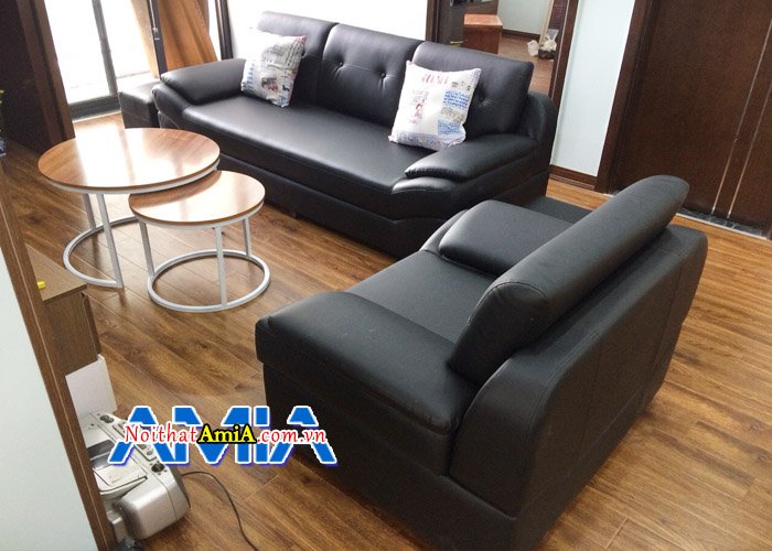 Bộ ghế sofa gồm 1 văng và ghế chủ hiện đại cho phòng khách SFD203