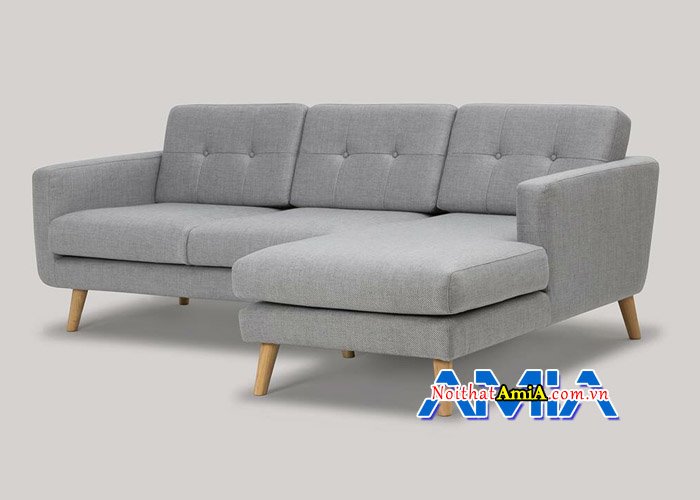 Ghế sofa cao cấp cho phòng khách với gối tựa được rút khuy hiện đại SFN14002