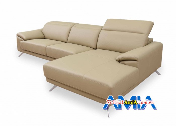 Ghế sofa góc thiết kế gật gù bằng da cao cấp SFD13928