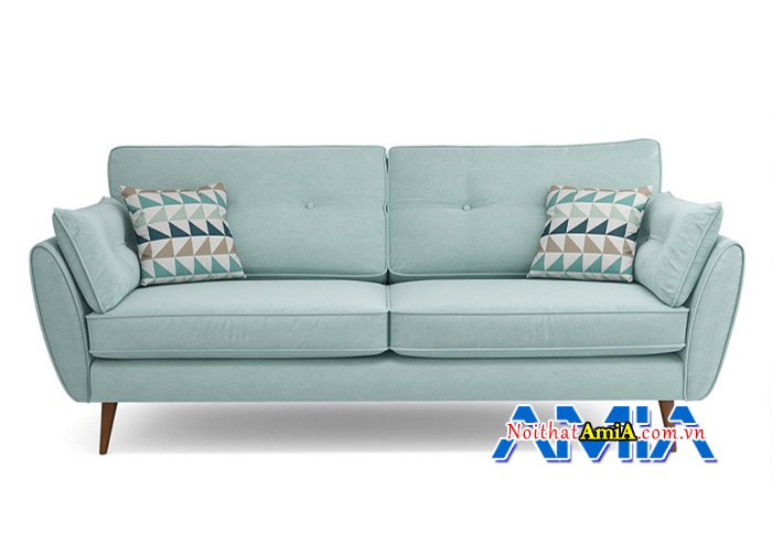 Ghế sofa văng SFN13969 với gam màu xanh nhạt phù hợp với những bạn trẻ