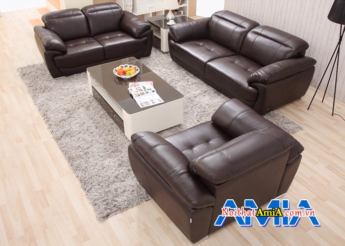 Hình ảnh mẫu sofa văng ghép bộ cực hiện đại cho phòng khách biệt thự SFD13954