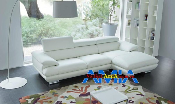 mẫu sofa da phòng khách cực sang trọng SFD 094
