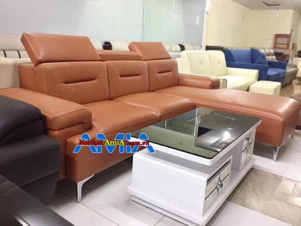 mẫu sofa góc chữ L kê phòng khách SFD 222