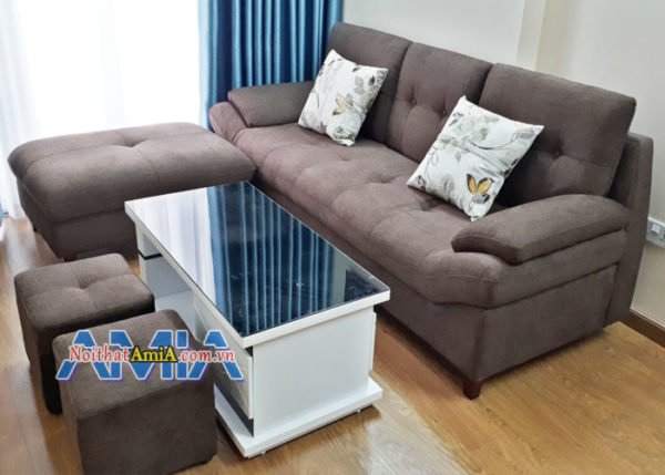 Ghe sofa phong khach nho sfd099 phong cach hien dai