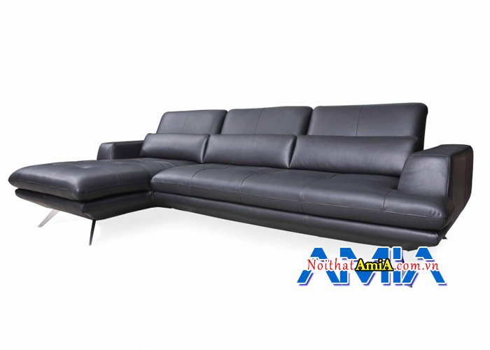 Mua ghế sofa góc l SFD13931 chất liệu giả da đẹp