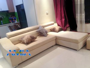 mua ghế sofa phòng khách màu kem sang trọng SFN 092