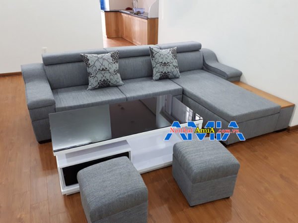 mua ghế sofa góc chữ L cho phòng khách sang trọng