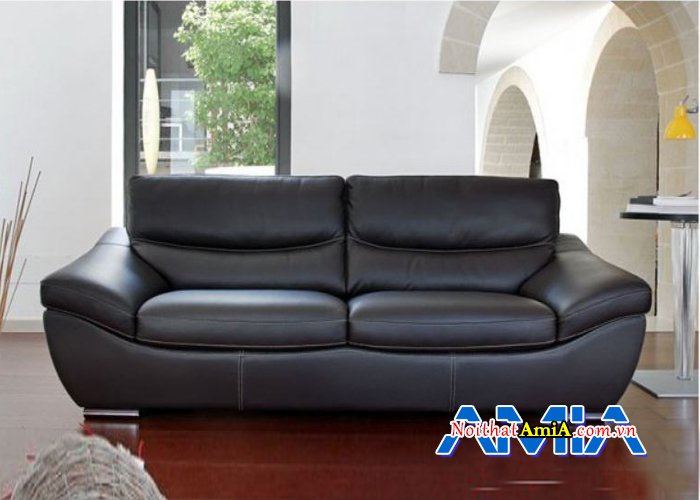 Sofa giá rẻ cho phòng khách với chất liệu da hiện đại SFD13902