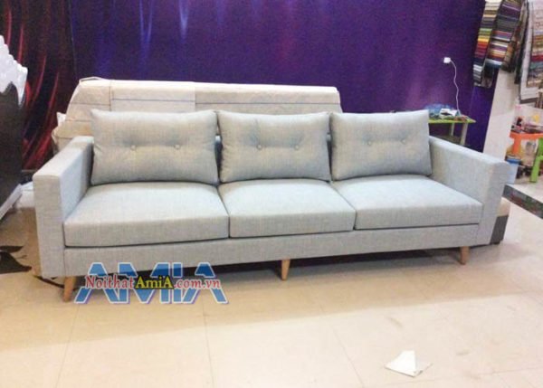 Mau ghe sofa vang ni nho sfn114 kieu dang 3 cho ngoi