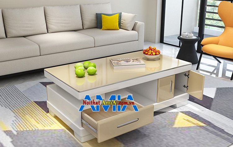 Hình ảnh Bàn trà sofa đẹp hiện đại kiểu dáng sang trọng