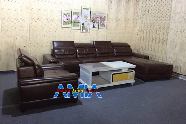 Hình ảnh Sofa chữ L cao cấp cho phòng khách đẹp hiện đại