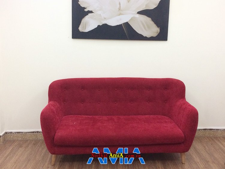 Hình ảnh Ghế sofa nhỏ mini giá rẻ AmiA SFN163 gam màu đỏ nổi bật