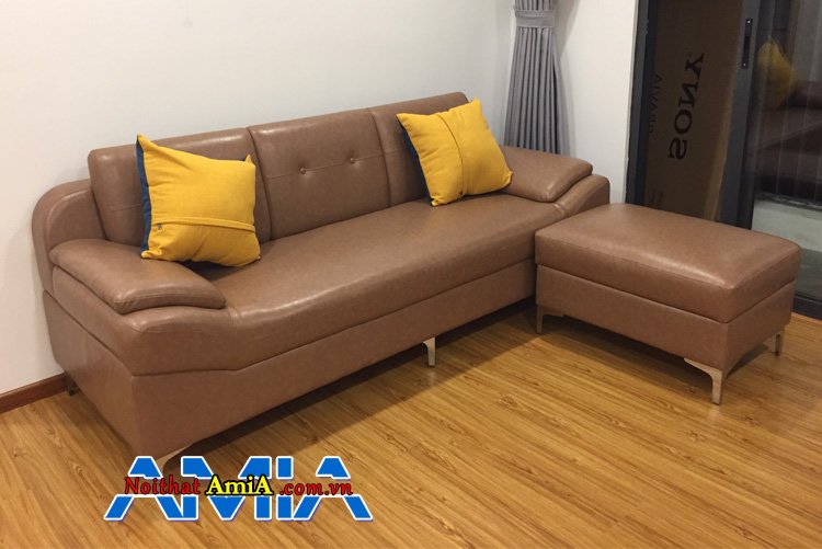 Ghế sofa văng AmiA SFD099 kê phòng khách nhà ống đẹp