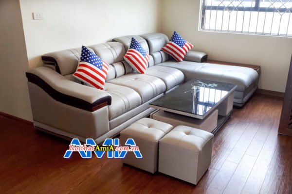 Mẫu ghế sofa da công nghiệp SFD179.