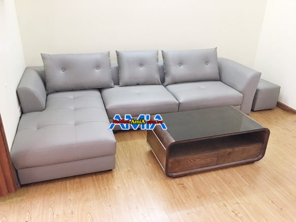 mẫu ghế sofa da phòng khách SFD 168