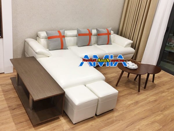 mẫu sofa da hiện đại SFD 093