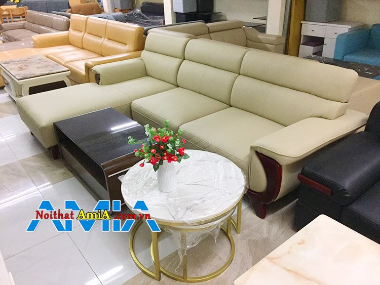 Hình ảnh Bộ sofa da Hà Nội tại đia chỉ bán sofa Nguyễn Xiển