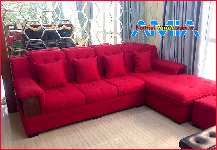 Mẫu ghế sofa nỉ đẹp tại nhà khách