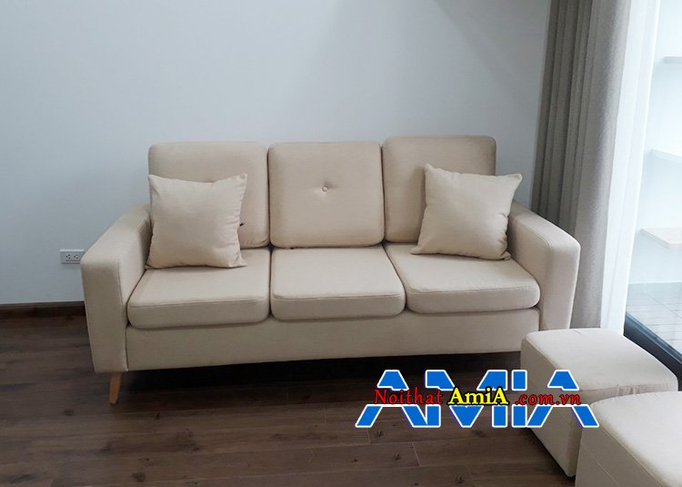 Hình ảnh Mẫu ghế sofa nỉ giá rẻ 6 triệu đẹp