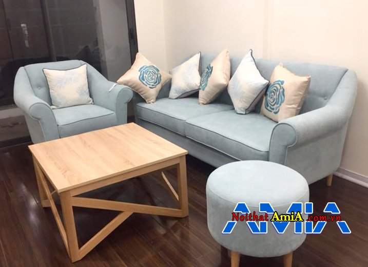 Hình ảnh bộ sofa nỉ giá rẻ Hà Nội 2020