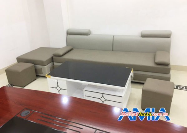 sofa văng da kiểu dang hiện đại SFV 185