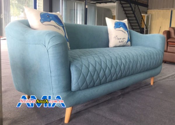 sofa văng nỉ đường may hình caro SFV 181