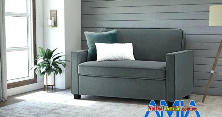 Hình ảnh Ghế sofa kê phòng ngủ nam đẹp hiện đại với tone màu trầm