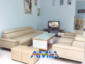 Bộ sofa kê phòng khách sang trọng AmiA SFD083