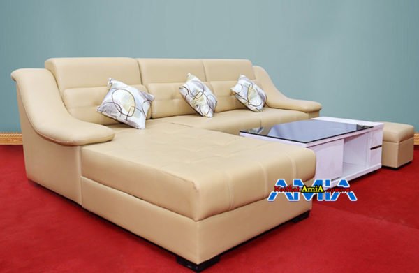 ghế sofa đẹp thiết kế góc chữ L kê phòng khách