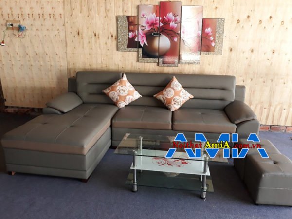 Mẫu ghế sofa phòng khách góc L đẹp AmiA 154 thiết kế ấn tượng