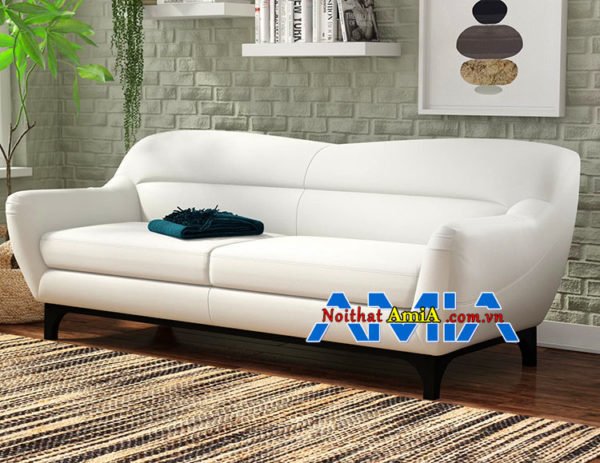 Mẫu ghế sofa văng da thiết kế trẻ trung hiện đại AmiA 230