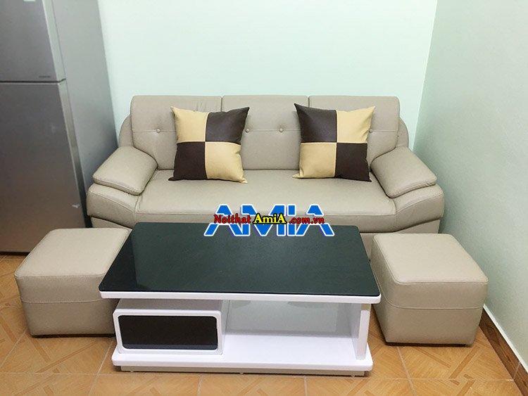 Hình ảnh thực tế mẫu sofa văng kê phòng khách