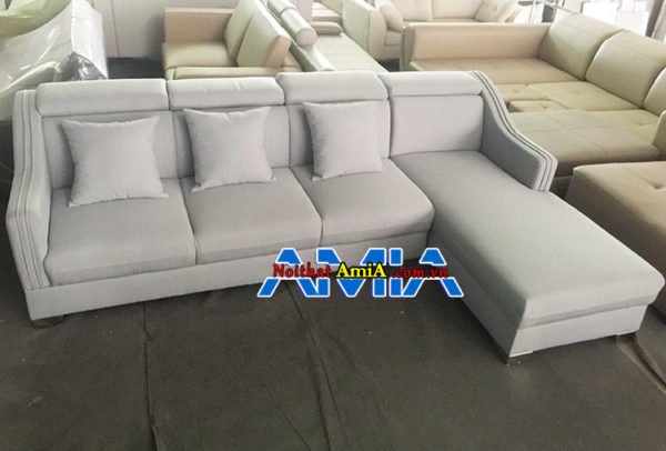 mẫu ghế sofa nỉ kê chung cư AmiA SFN176